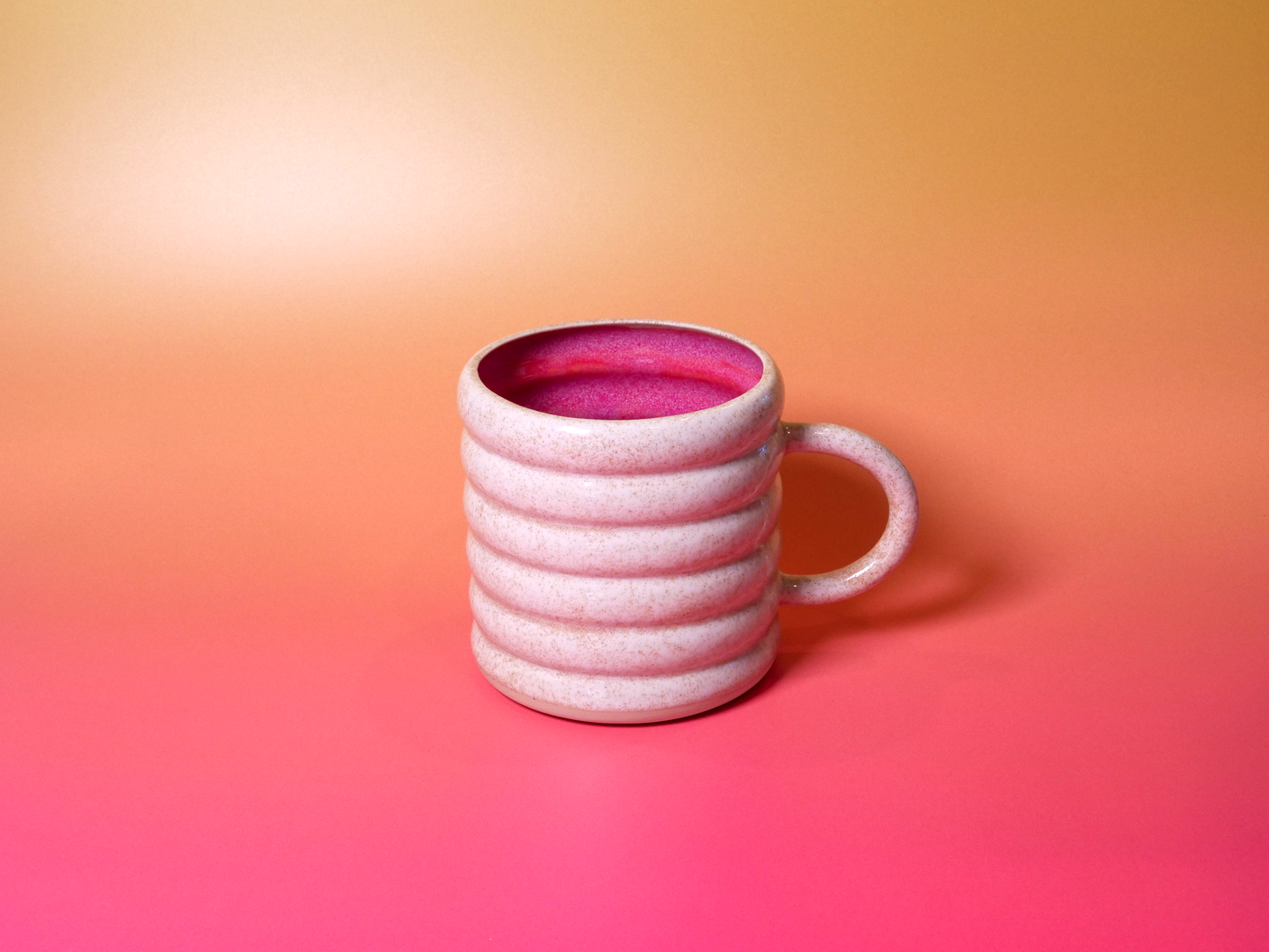Horchata & Rose Bubble Mug — 18 oz
