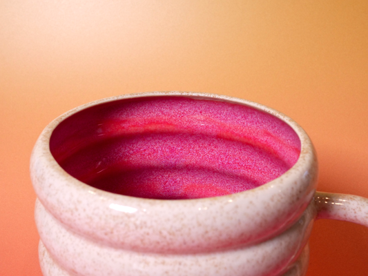 Horchata & Rose Bubble Mug — 18 oz