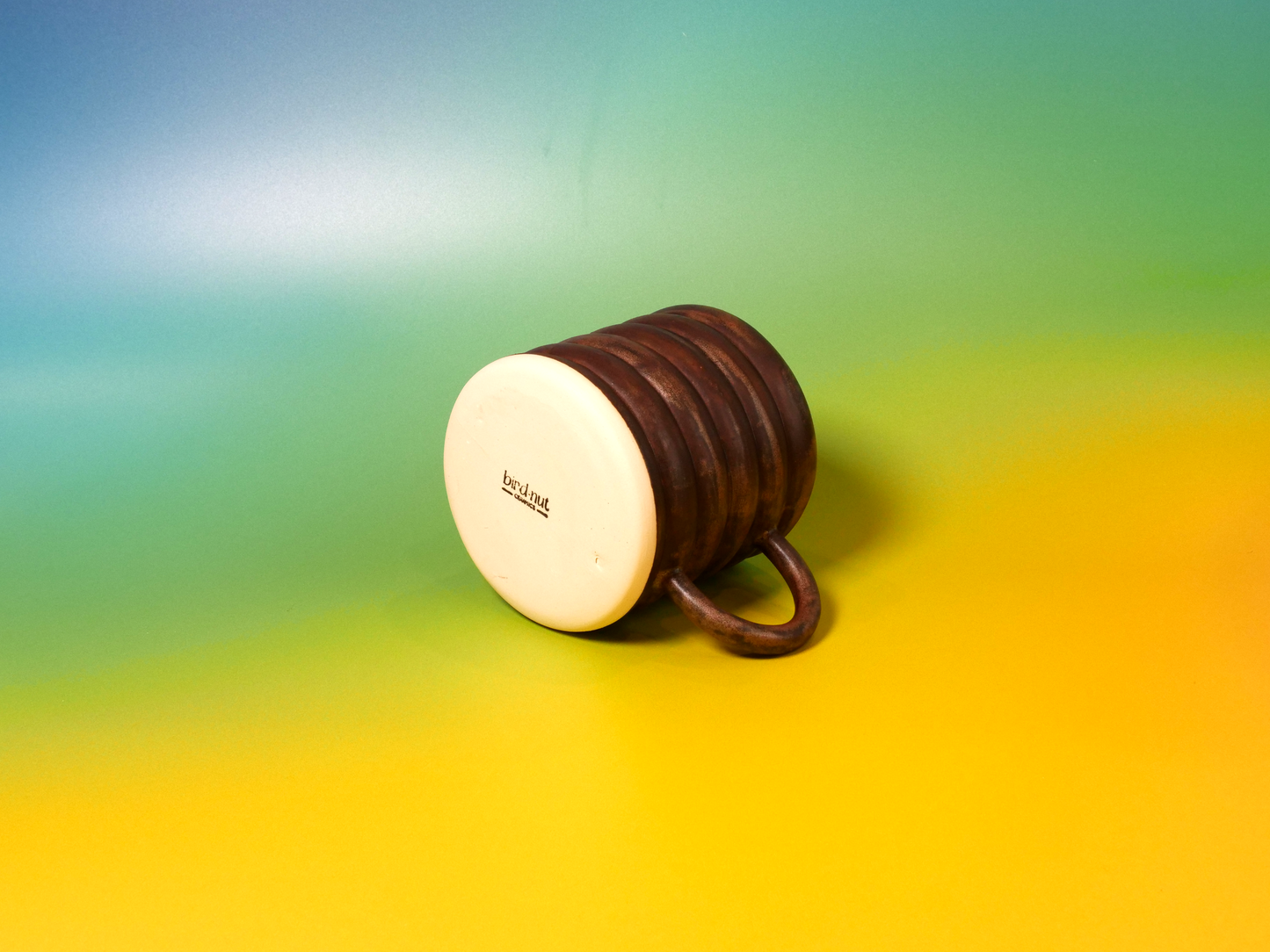Bronze & Pistachio Bubble Mug — 18 oz (#1)