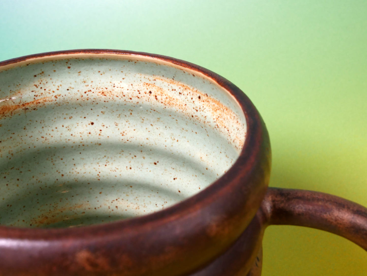 Bronze & Pistachio Bubble Mug — 18 oz (#1)